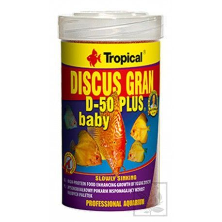 TROPICAL DISCUS GRAN D-50 PLUS BABY 100ml/66g