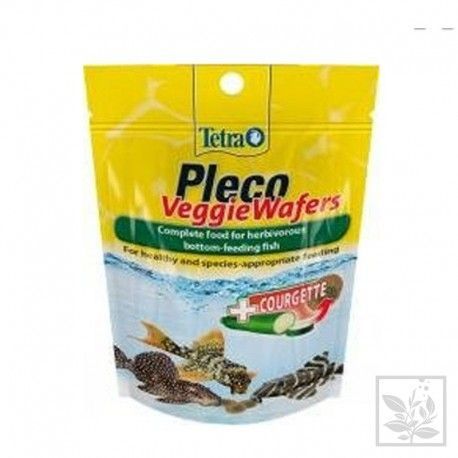 Pleco Veggie Wafers 15 g, pokarm roślinny dla ryb dennych, (T257313) Tetra