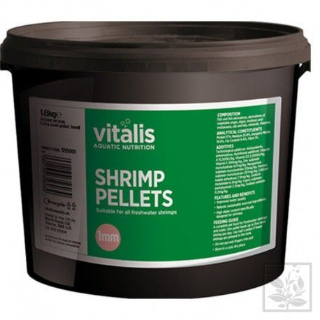 Freshwater Shrimp Pellets 1mm 1,8kg (wiaderko) Vitalis