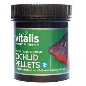 Central/South American Cichlid Pellets S+ 4mm 120g/250ml Vitalis
