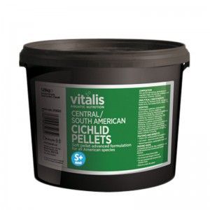 Central/South American Cichlid Pellets S+ 4mm 1,8kg Vitalis