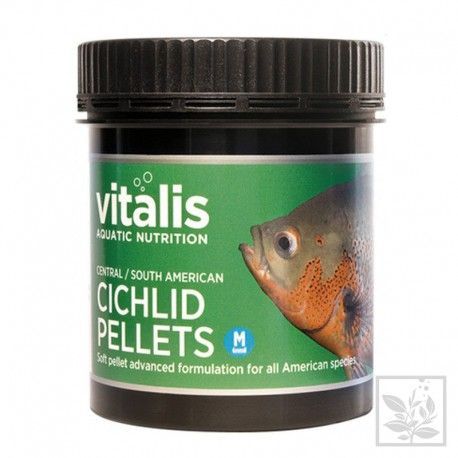 Central/South American Cichlid Pellets M 6mm 120g/250ml Vitalis