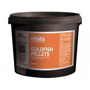 Goldfish Pellets S 1,5mm 1,8kg Vitalis