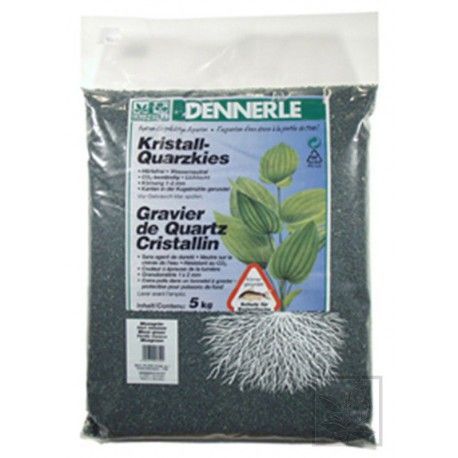 Crystal quartz gravel 5 kg moss green Dennerle