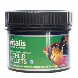 Central/South American Cichlid Pellets XS 1mm 120g/250ml Vitalis