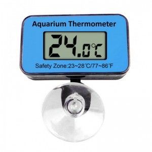 Termometr LCD z przyssawką