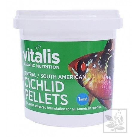 Central/South American Cichlid Pellets XS 1mm 60g/150ml Vitalis