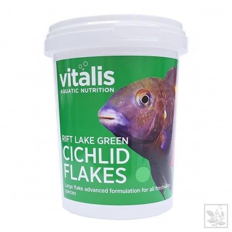 Rift Lake Cichlid Flakes Green 90g 1500ml Vitalis