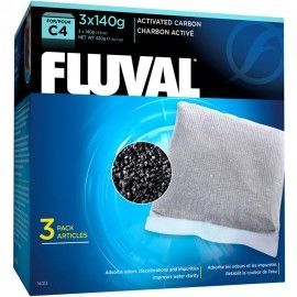 Wkład węglowy do filtra C4, 3x140g Fluval