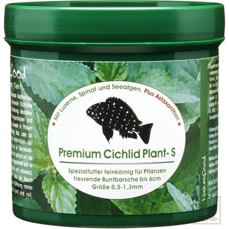 Premium Cichlid Plant S 200g Naturefood