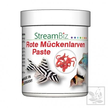 Rote Muckenlarven Pasta 70 gr StreamBiz