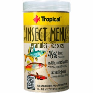 Insect Menu Granules Size XXS 100 ml Tropical