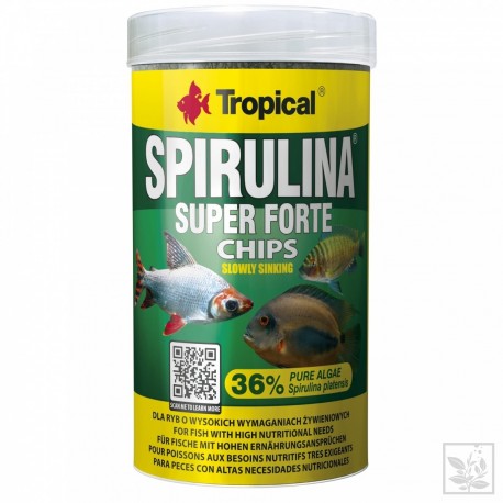 Super Spirulina Forte Chips 250 ml Tropical
