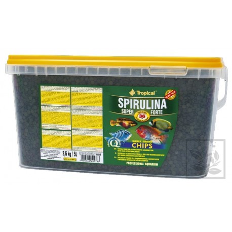 Super Spirulina Forte Chips 5 l Tropical