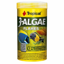 3-Algae Flakes 250 ml Tropical