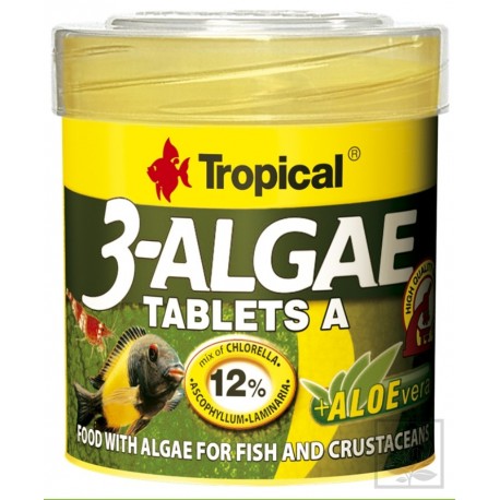 3-Algae Tablets A 50 ml Tropical 